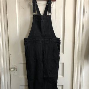 H&M Black Denim Overalls
